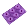 Szilikon mini kuglóf sütőforma 6 részes