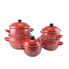 Zománcos pöttyös edénykészlet 10 részes