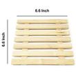 Kocka bambusz alátét 17x16cm Kocka bambusz alátét 17x16cm