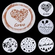 Kép 3/10 - Tortadíszítő stencil szett 5 darab