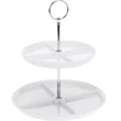 Kép 1/3 - Porcelán osztott 2 szintes tálaló