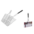 Kép 3/3 - BBQ / Hamburger grillrács 61x36x22.5cm