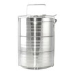 Kép 1/2 - Rozsdamentes Ételhordó 3 részes ( 3 x 1 liter )