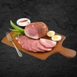 Kép 3/4 - Erdei Füstölt Kötözött Sonka (Sertés Comb) Kb. 1.5 kg