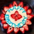 Kép 6/10 - Happy Birthday szilikon tortaforma 24 cm