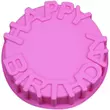 Kép 2/10 - Happy Birthday szilikon tortaforma 24 cm