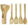 Kép 4/5 - Bambusz fakanálkészlet 5 darab