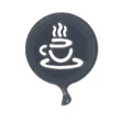 Kép 11/16 - Karácsonyi cappuccino díszítő sablon 4darab