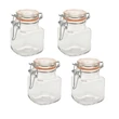 Kép 2/4 - Csatos üveg tároló (100 ml) 4 darab