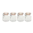 Kép 4/4 - Csatos üveg tároló (100 ml) 4 darab