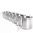 Kép 2/2 - Fém bögre 1 darab (400ml)