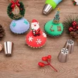 Kép 8/15 - Karácsonyi habnyomófejek 12 darab