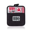 Kép 4/5 - BBQ kötény szett (kötény,kesztyű,alátét)