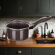 Kép 1/2 - Granite dark brown nyeles lábas 
