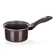 Kép 2/2 - Granite dark brown nyeles lábas 