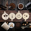 Kép 9/10 - Cappuccino díszítő sablon 4 darab