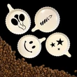 Kép 10/10 - Cappuccino díszítő sablon 4 darab