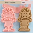 Kép 8/13 - 3D Snoopy sütikiszúró 8 darab