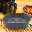 Kép 1/9 - Négyszög Forrólevegős sütőhöz szilikon betét 18.5 cm (1db)