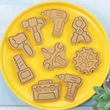 Kép 1/8 - 3D Szerszámok sütikiszúró 8 darab