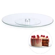 Kép 6/6 - Tortatál üveg forgótál 30 cm (áttetsző)