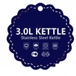 Kép 2/2 - Kék teáskanna 3 liter