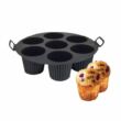 Kép 2/9 - Air fryer szilikon muffin sütőbetét 7 darabos
