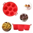 Kép 3/9 - Air fryer szilikon muffin sütőbetét 7 darabos