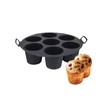 Kép 7/9 - Air fryer szilikon muffin sütőbetét 7 darabos