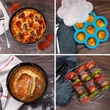 Kép 3/12 - Forrólevegős sütőhöz kiegészítő tartozék készlet 11 részes