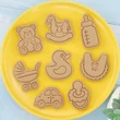 Kép 1/5 - 3D Baba sütikiszúró 8 darabos