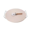 Kép 5/5 - Pizzasütő kő+állvány 33 cm