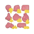 Kép 2/5 - 3D Járművek sütikiszúró 8 darabos