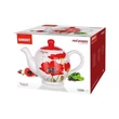 Kép 7/7 - Pipacsos teáskanna  1200 ml