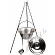 Kép 1/7 - 40 literes vasbogrács(1.2mm)+150 cm állvány szett(5részes)