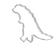 Kép 3/5 - Godzilla süteménykiszúró 9.7 cm