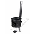 Kép 2/5 - 42cm Bográcsház + 45cm öntöttvas hússütő lap  8részes