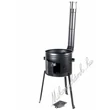 Kép 2/6 - 45cm magas bográcsház+40 literes vasbogrács(10részes)