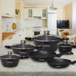 Kép 1/4 - Fekete Cheffinger Home edénykészlet 10 részes