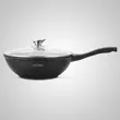 Kép 1/6 - Márványbevonatos wok 30 cm