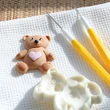Kép 1/7 - Teddy maci fondant szett 2 darab