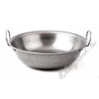 Kép 4/6 - 36cm Rozsdamentes bográcsház +  natúr vas füles szeletsütő: 9 részes