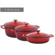 Zománcozott öntöttvas lábas fedővel 22 cm Zománcozott öntöttvas lábas fedővel 22 cm