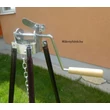 Kép 9/9 - Színterezett , Tekerős és Állítható bográcsállvány 188cm