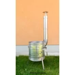 Kép 3/11 - Rozsdamentes bográcsház+könyök+kémény 39cm