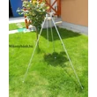 Kép 6/6 - Ezüst Tekerős bográcsállvány 115cm