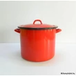 Kép 5/10 - Piros zománcozott fazék 10 Liter
