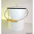 Zománcos vödör fedővel 8 liter Zománcos vödör fedővel 8 liter