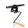 Kép 4/5 - Fekete tűzteres állvány + grillrács 50 cm