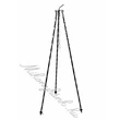 Kép 1/5 - Hagyományos bográcsállvány 120cm